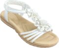 Ladies Alice Sandal White 8