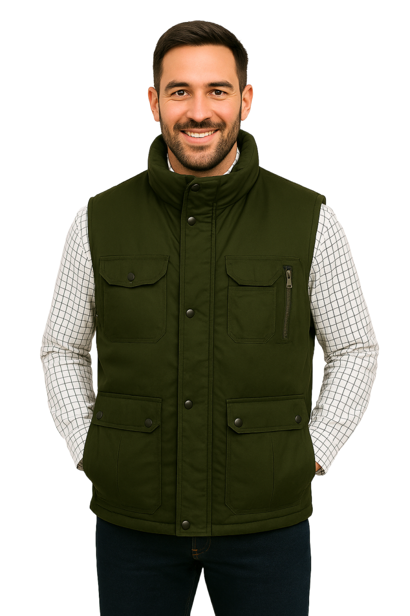Barrett Gilet Olive XX.Lge