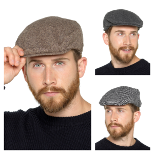 Mens Flat Cap Asst M/L