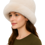 Ladies Faux Fur Bucket Hat