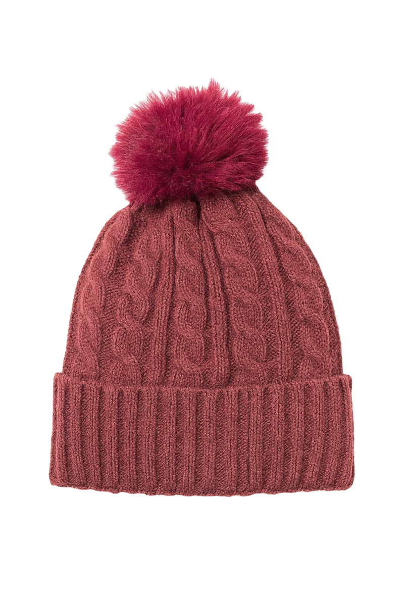 Ladies Knitted Bobble Hat