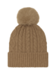 Ladies Cable Bobble Hat