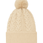 Ladies Pearl Bobble Hat
