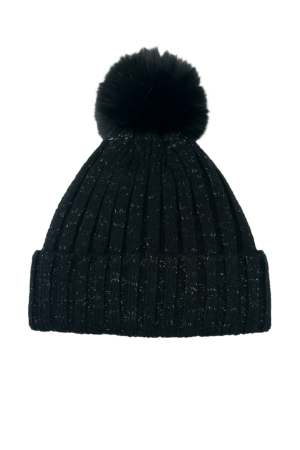 Ladies Sparkle Bobble Hat