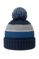 Mens Stripe Sherpa Bobble Hat