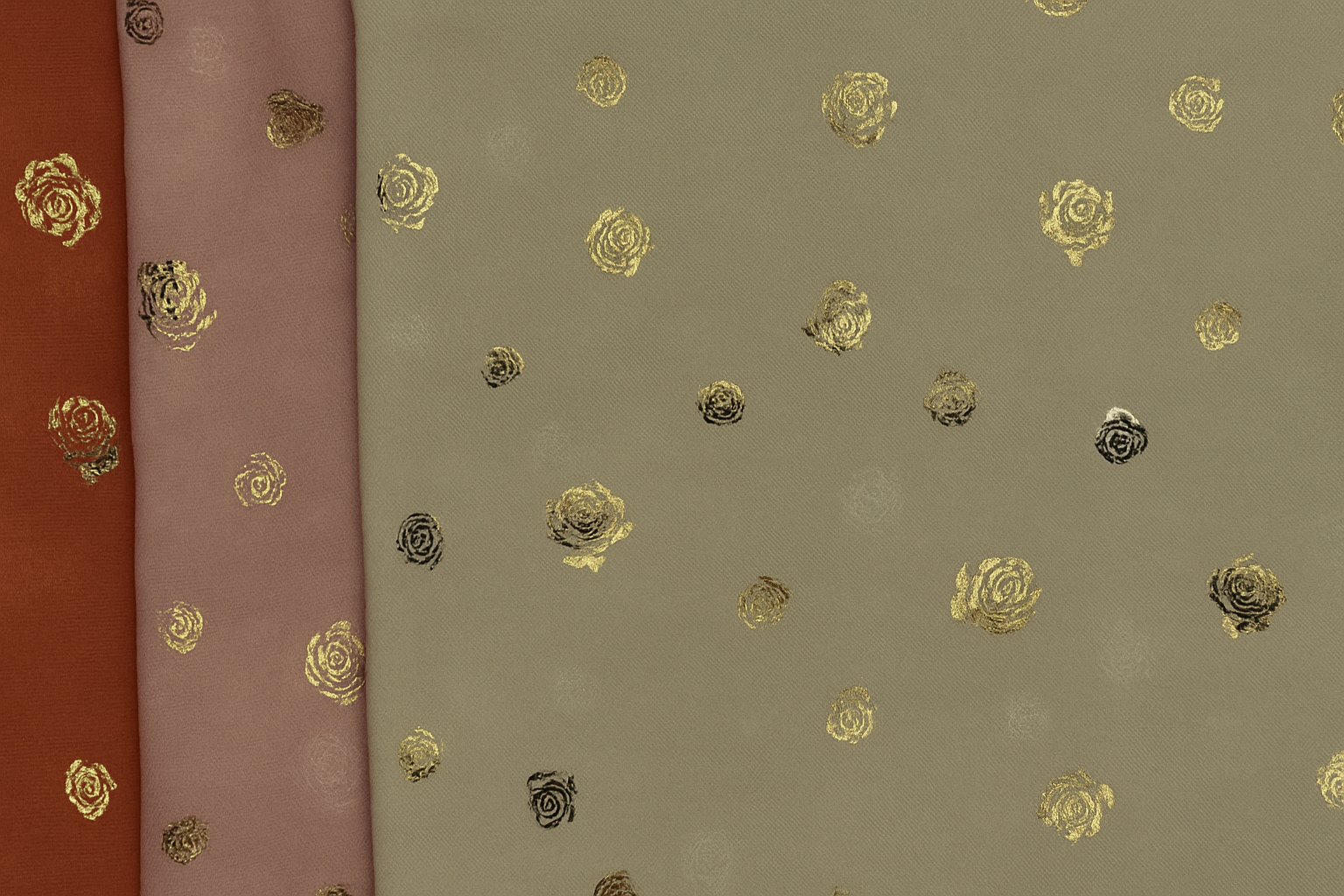 Gold Rose Scarf