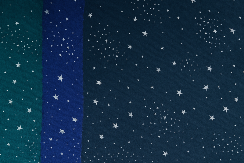 Star Crinkle Scarf
