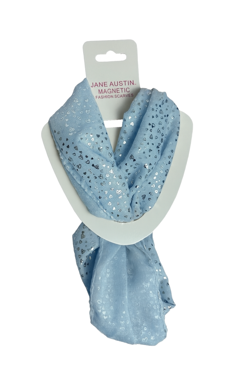 Magnetic Mini Heart Scarf