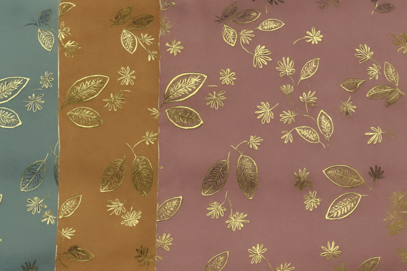 Gold Leaf Scarf