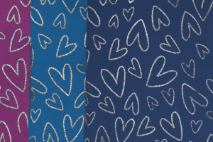 Silver Heart Scarf