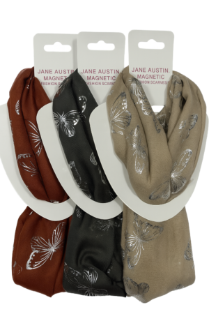 Magnetic Butterfly Scarf