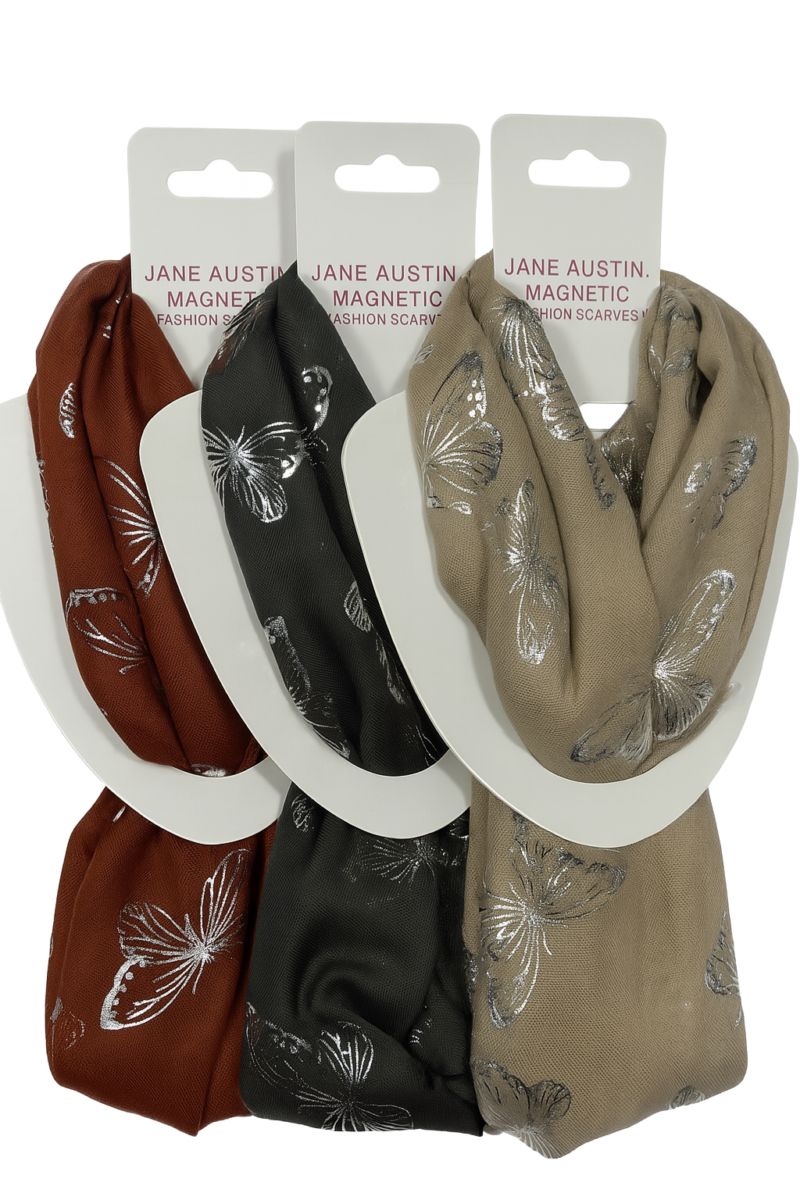Magnetic Butterfly Scarf