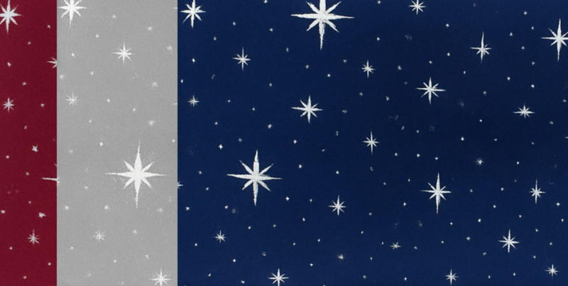 Star Christmas Scarf