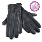 Ladies Leather Glove Black S/M
