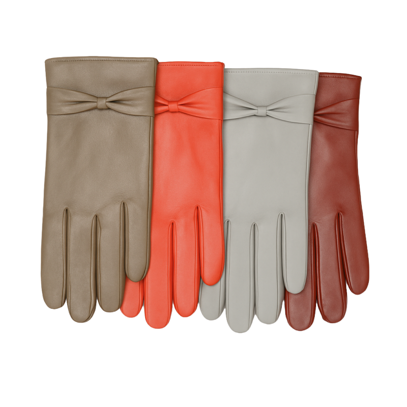 Ladies Coloured Leather Glove Asst S/M