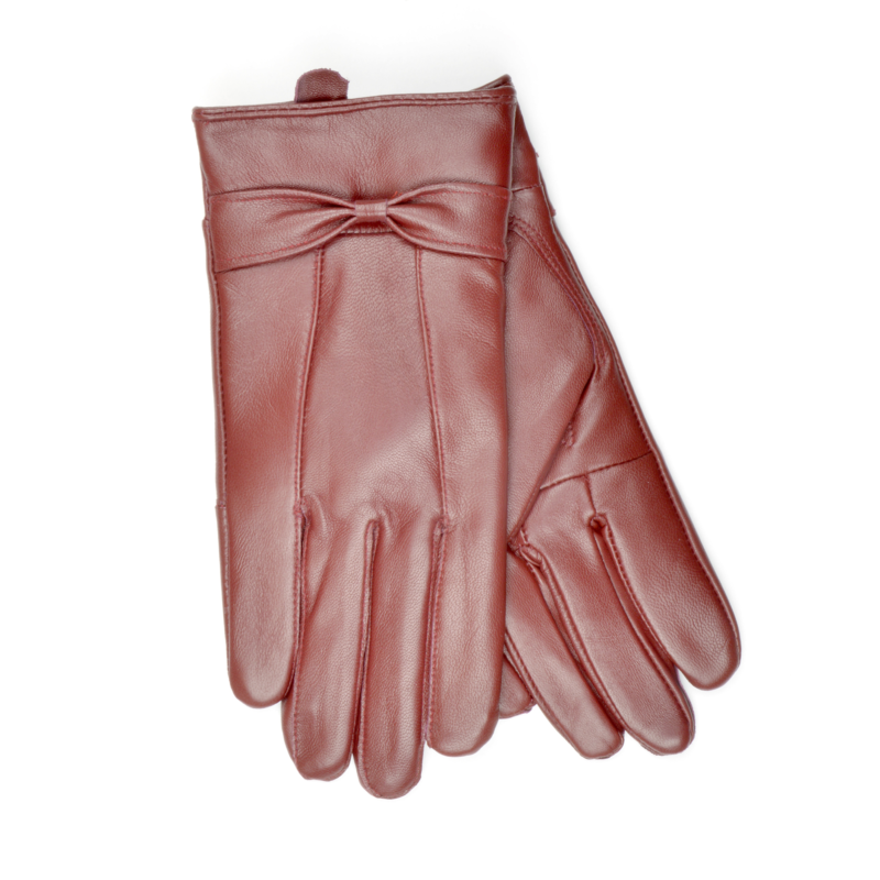 Ladies Coloured Leather Glove