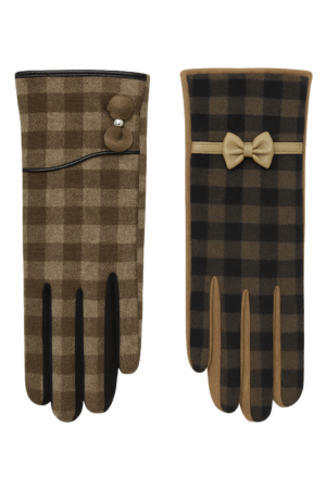 Ladies Check Glove