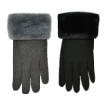 Ladies Faux Fur Cuff Gloves