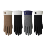 Ladies Contrast Cuff Gloves