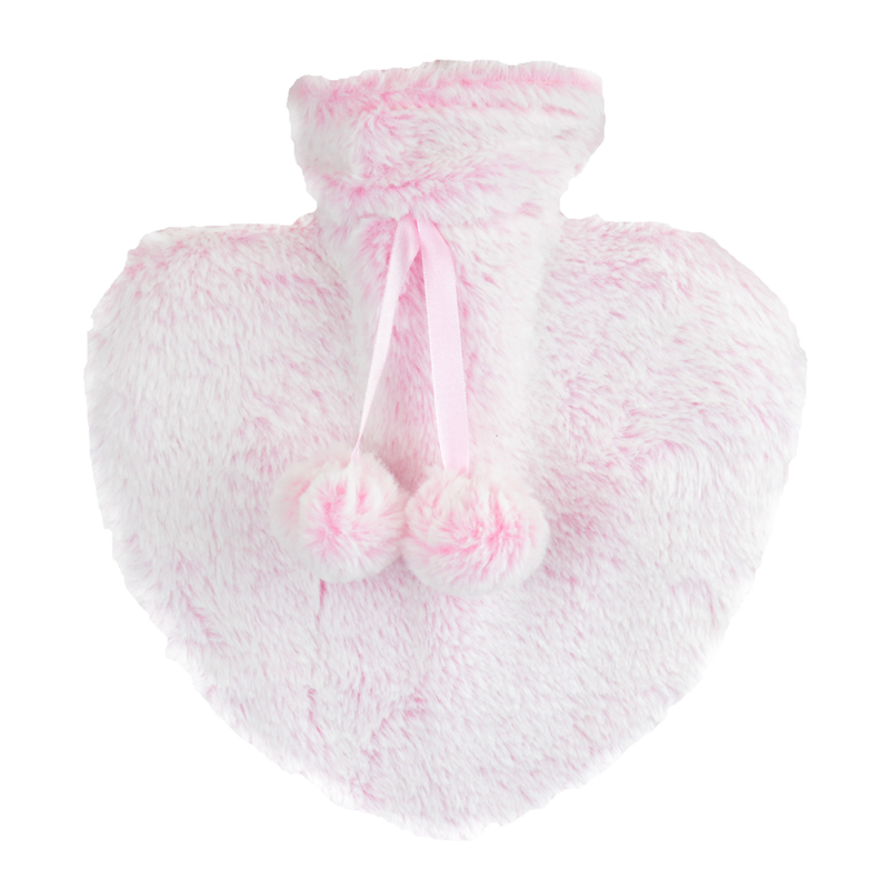Plush Heart Hot Water Bottle 800ml