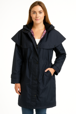 Marina 3/4 Length W/P Coat Navy 18
