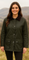 Ladies Elizabeth Wax Jacket Green 18