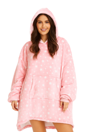 Star Oversized Blanket Hoodie