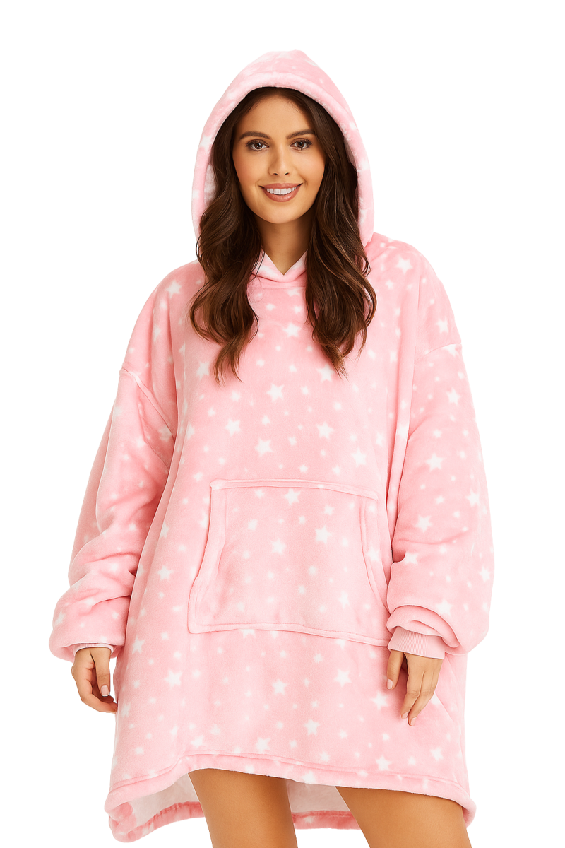 Star Oversized Blanket Hoodie