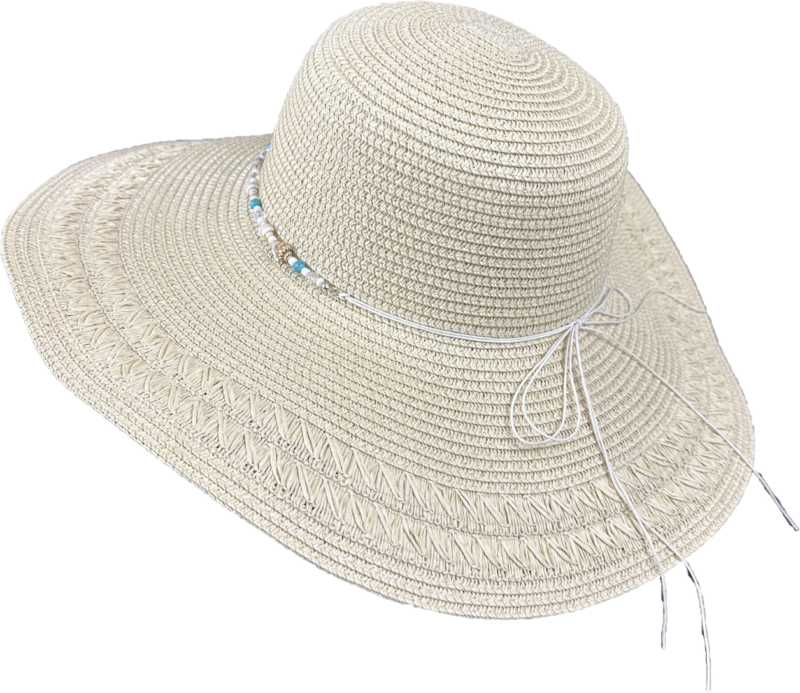 Poppy Straw Hat
