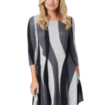 Ladies Maya Dress Grey 18