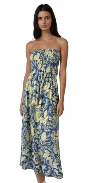 Ladies Jemima Dress Blue 18
