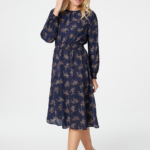 Ladies Audrey Dress Navy 18