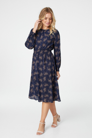 Ladies Audrey Dress Navy 18