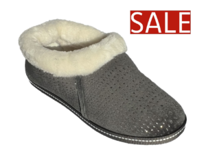 Ladies Nora Slipper Grey 8