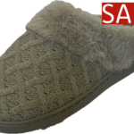 Ladies Emilia Slipper Grey 7