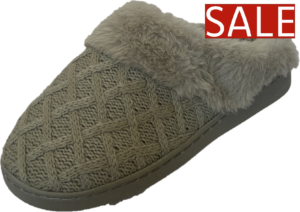 Ladies Emilia Slipper Grey 7