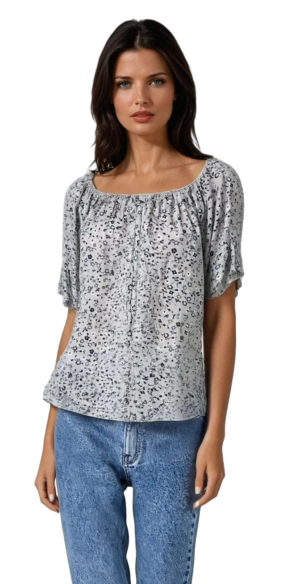Ladies Michelle Top Stone 1 Size