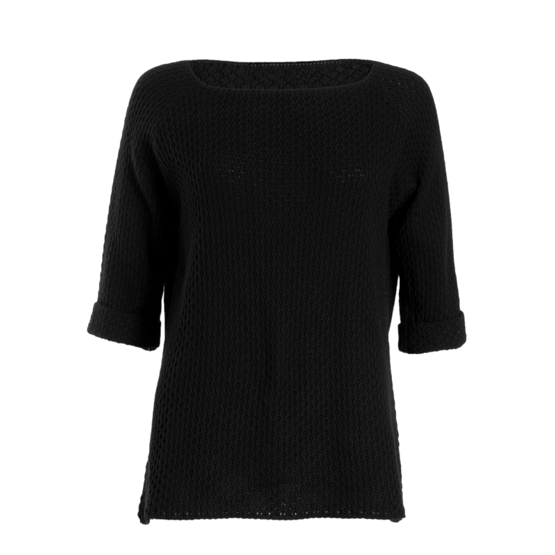 Ladies Marigold Top Black 18