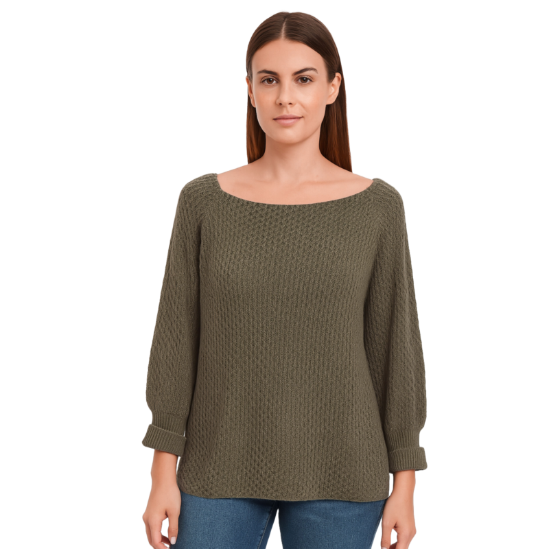 Ladies Marigold Top Khaki 18