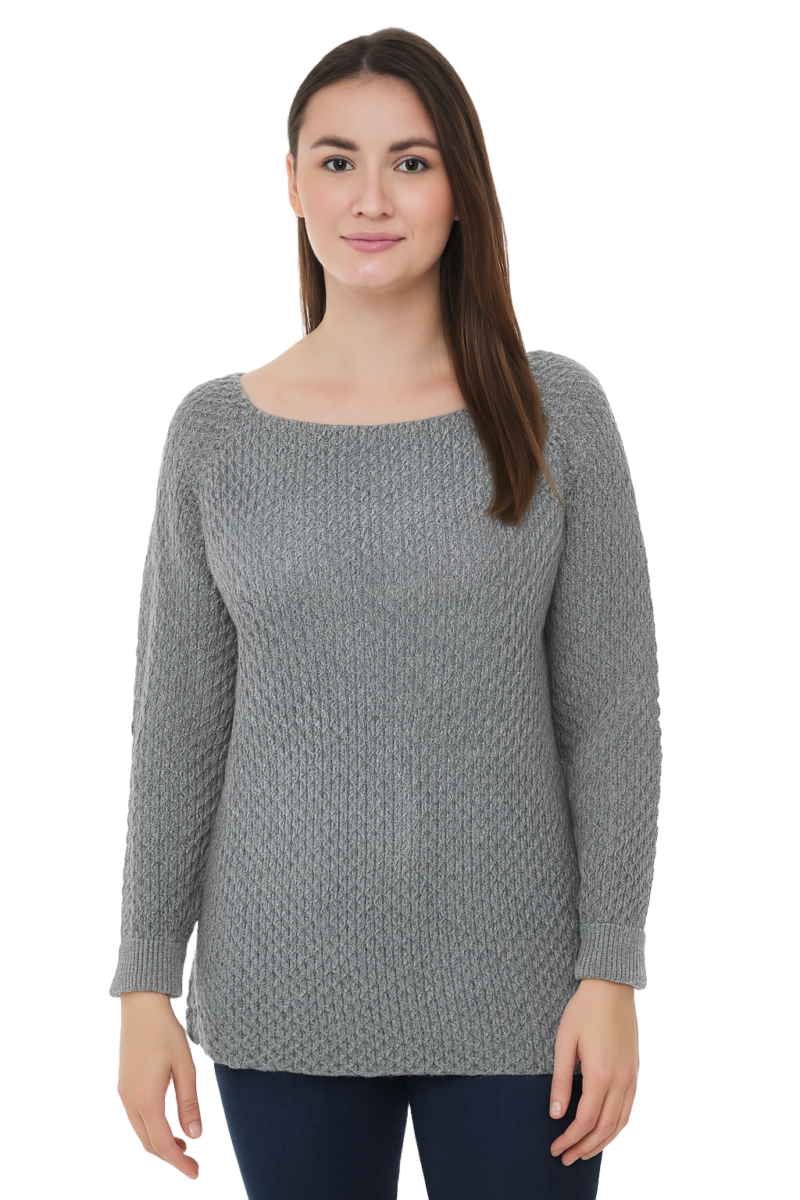 Ladies Marigold Top Lt Grey 18