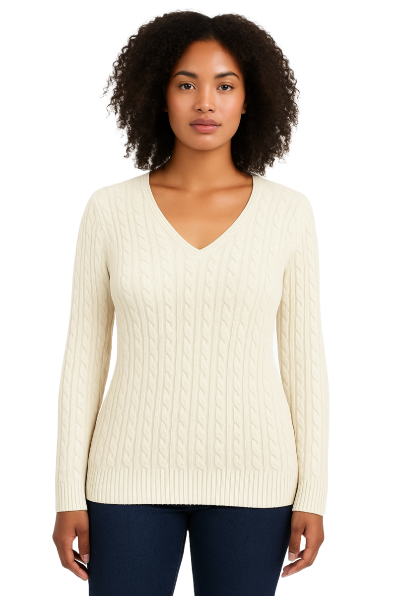 Ladies Jenny Top Cream 18
