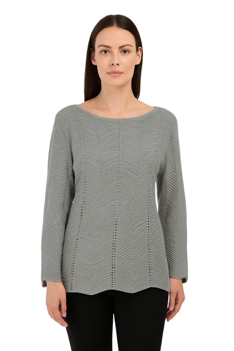 Ladies Steph Top Grey 18