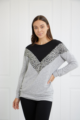 Ladies Harper Top Grey 18