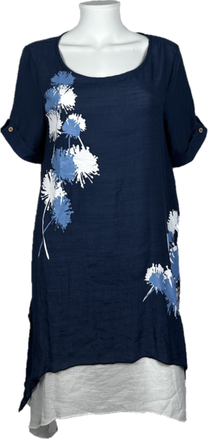 Ladies Josie Top Navy 18