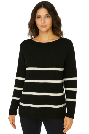 Ladies Mae Top Black 18