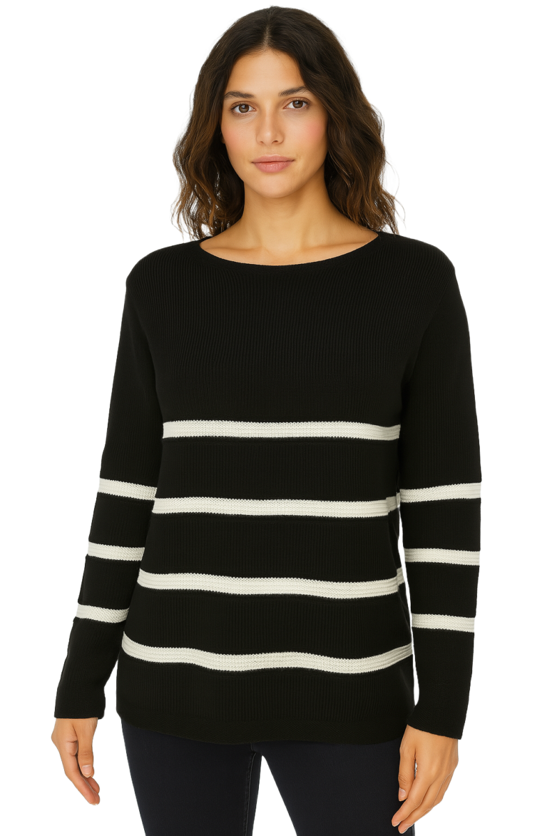 Ladies Mae Top Black 18