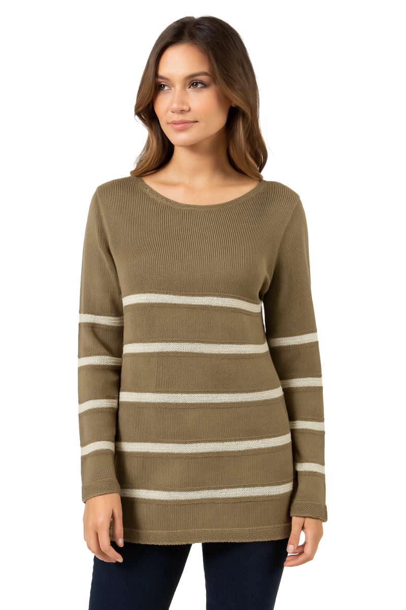 Ladies Mae Top Taupe 18