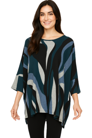 Ladies Alina Top Blue 18