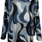 Ladies Ashleigh Top Navy 16