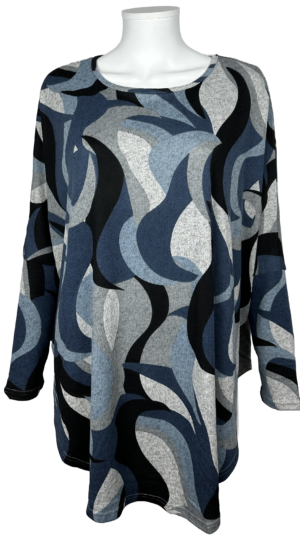 Ladies Ashleigh Top Navy 16